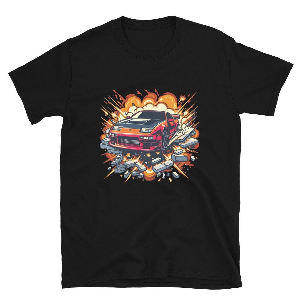 Z32 300zx Explosion Short-Sleeve Unisex T-Shirt - Image 4